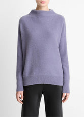 Plush Cashmere Funnel-Neck Sweater in Turtleneck | Vince Online