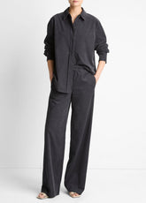 Cotton Corduroy Pull-On Pant in Wide Leg | Vince for sale