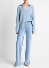 Colette High-Rise Fluid Satin Bias Pant in Trousers | Vince on sale