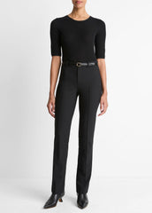 Cotton-Blend Slim Cigarette Pant in Trousers | Vince US
