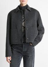 Wool & Cashmere-Blend Short Jacket in Jackets | Vince discount