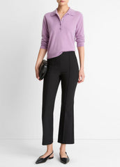 Cashmere-Silk Polo Sweater in Cashmere | Vince discount