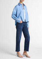 Citizens of Humanity Delfina Straight-Leg Jean in Denim | Vince near me