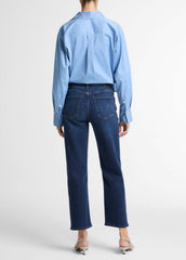 Citizens of Humanity Delfina Straight-Leg Jean in Denim | Vince near me