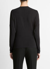 Fixed-Drape Long-Sleeve T-Shirt in Long Sleeve | Vince on sale