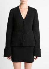 Double-Face Wool & Cashmere-Blend Cardigan in Cardigans | Vince discount