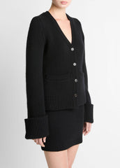 Double-Face Wool & Cashmere-Blend Cardigan in Cardigans | Vince discount
