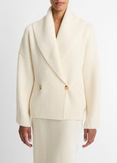 Wool-Blend Draped Sweater Coat in Sweaters | Vince outlet