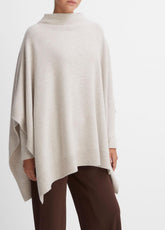 Merino Wool-Cashmere Funnel-Neck Poncho in Accessories | Vince sale