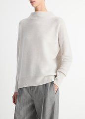 Plush Cashmere Funnel-Neck Sweater in Turtleneck | Vince on sale