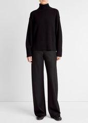 Wool-Cashmere Side-Slit Turtleneck Sweater in Turtleneck | Vince Online