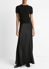 Wool & Cashmere-Blend Short-Sleeve Sweater in Crew Neck | Vince near me