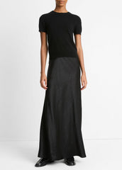 Wool & Cashmere-Blend Short-Sleeve Sweater in Crew Neck | Vince near me