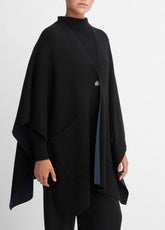 Wool and Cashmere Double-Face Cape in Sweaters | Vince sale