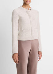 Plush Cashmere Shrunken Cardigan in Cardigans | Vince for sale