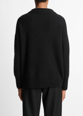 Plush Cashmere Funnel-Neck Sweater in Turtleneck | Vince on sale