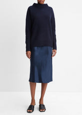 Plush Cashmere Funnel-Neck Sweater in Turtleneck | Vince sale