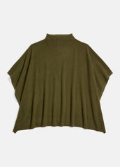 Merino Wool-Cashmere Funnel-Neck Poncho in Accessories | Vince Online