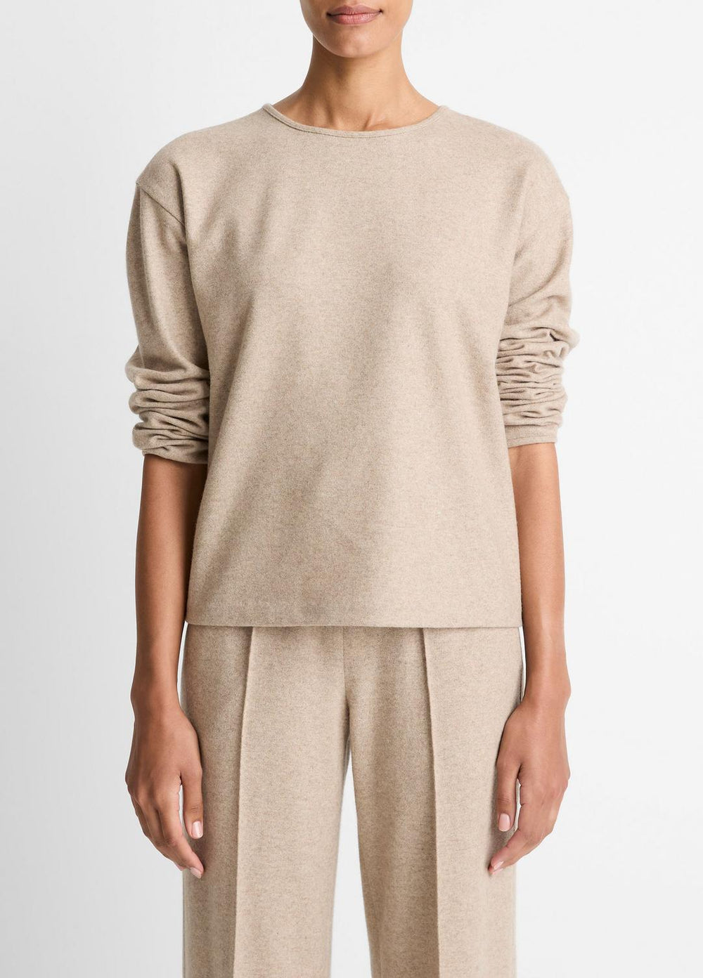 Italian Wool-Blend Lounge Pullover in Sweatshirts & Hoodies | Vince sale
