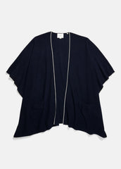 Tipped Jersey-Knit Cashmere Cape in Sweaters | Vince for sale