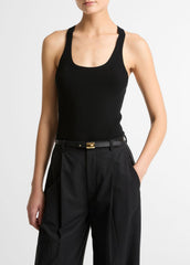 Milano-Stitch Scoop-Neck Sweater Tank in Tank Tops | Vince outlet