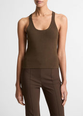Milano-Stitch Scoop-Neck Sweater Tank in Tank Tops | Vince on sale