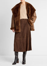 Shearling Hooded Jacket in Jackets | Vince sale