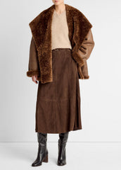 Shearling Hooded Jacket in Jackets | Vince sale