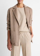 Double-Face Wool & Cashmere-Blend Blazer in Blazers | Vince US