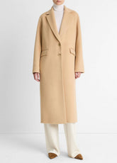 Wool-Blend Single-Breasted Coat in Coats | Vince on sale