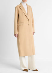 Wool-Blend Single-Breasted Coat in Coats | Vince on sale