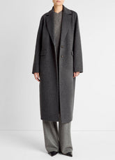 Wool-Blend Single-Breasted Coat in Coats | Vince US