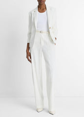 Linen-Blend Shrunken Blazer in Blazers | Vince outlet