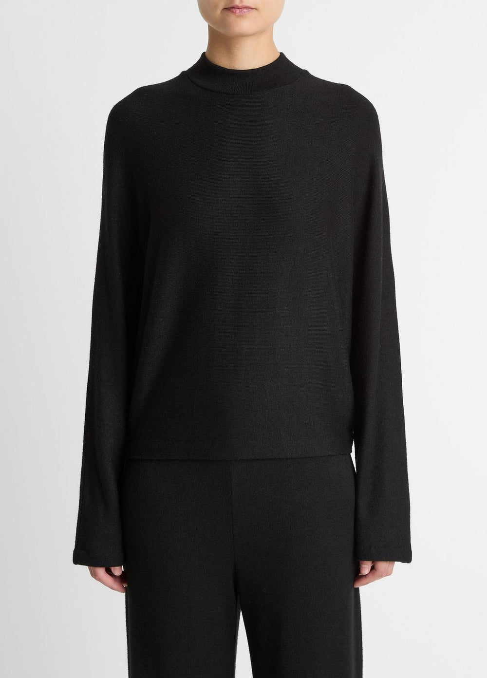 Cozy Dolman-Sleeve Mock-Neck Top in Long Sleeve | Vince outlet