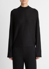 Cozy Dolman-Sleeve Mock-Neck Top in Long Sleeve | Vince outlet