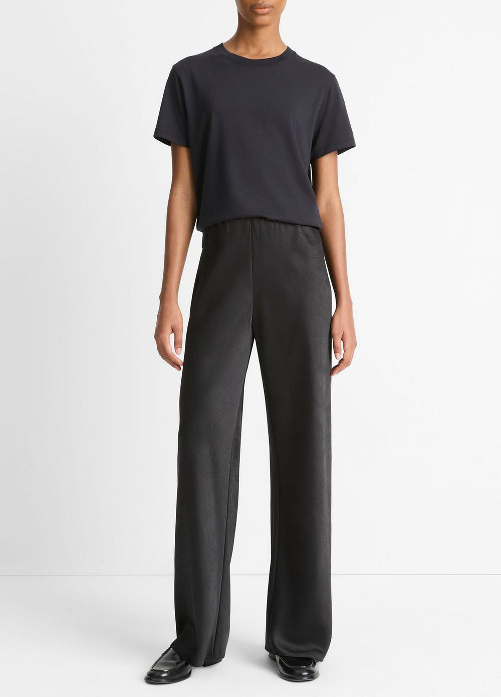 Pima Cotton Crew Neck T-Shirt in Short Sleeve | Vince for sale