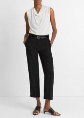 Jersey Draped Cowl-Neck Top in Tank Tops | Vince on sale