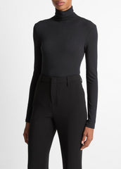 Essential Long-Sleeve Turtleneck Top in Long Sleeve | Vince US