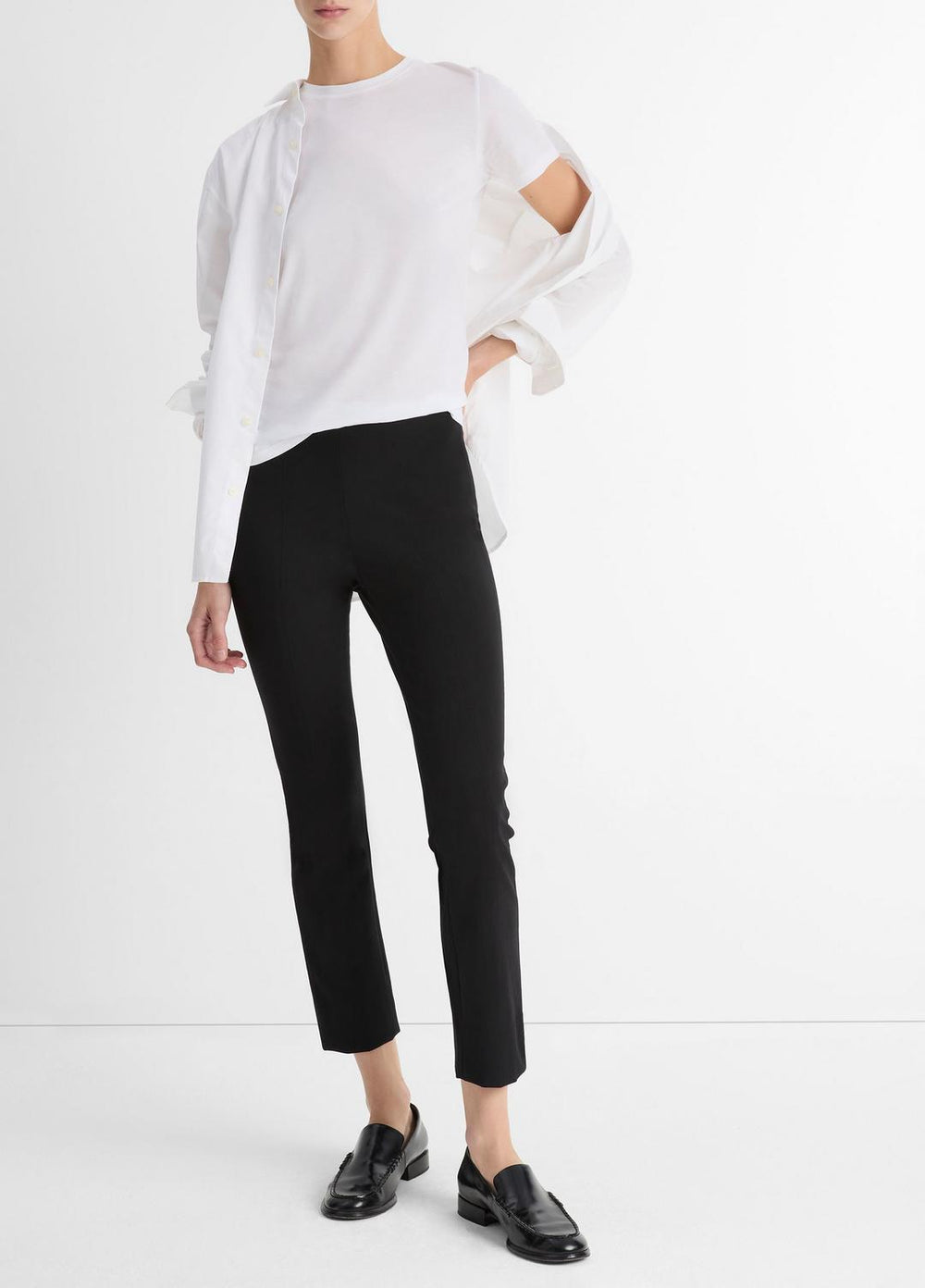 Essential Pima Cotton Crew Neck T-Shirt in Short Sleeve | Vince Online