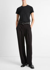 Essential Pima Cotton Crew Neck T-Shirt in Short Sleeve | Vince outlet