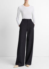 Essential Pima Cotton-Blend Long-Sleeve T-Shirt in Long Sleeve | Vince sale