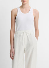 Ribbed Scoop-Neck Tank in Tank Tops | Vince discount