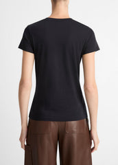 Essential Pima Cotton Crew Neck T-Shirt in Short Sleeve | Vince near me