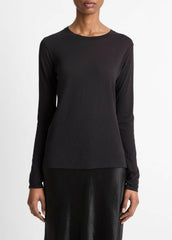 Essential Long Sleeve Crew Neck T-Shirt in Long Sleeve | Vince near me