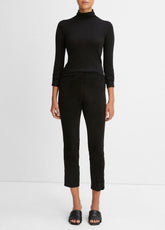 Stretch Suede Split Hem Crop Legging in Leggings | Vince sale