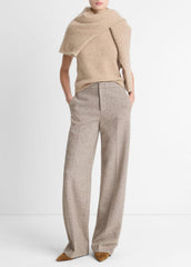 Donegal Wool-Blend Wide-Leg Trouser in Trousers | Vince discount