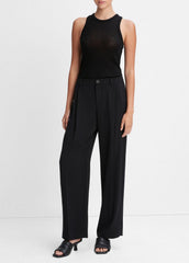 Drop-Waist Pleated Crepe Trouser in Trousers | Vince sale