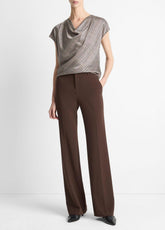 Mid-Rise Tailored Flare Pant in Trousers | Vince on sale