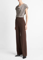 Mid-Rise Tailored Flare Pant in Trousers | Vince on sale