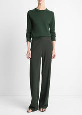 Colette High-Rise Crepe Bias Pant in Trousers | Vince US